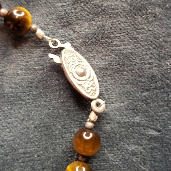 vintage Y2K | handmade Tigers Eye bracelet with lobster clasp - Picture 2 of 3